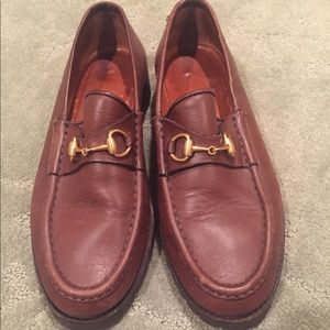 Authentic Gucci Loafers in Brown